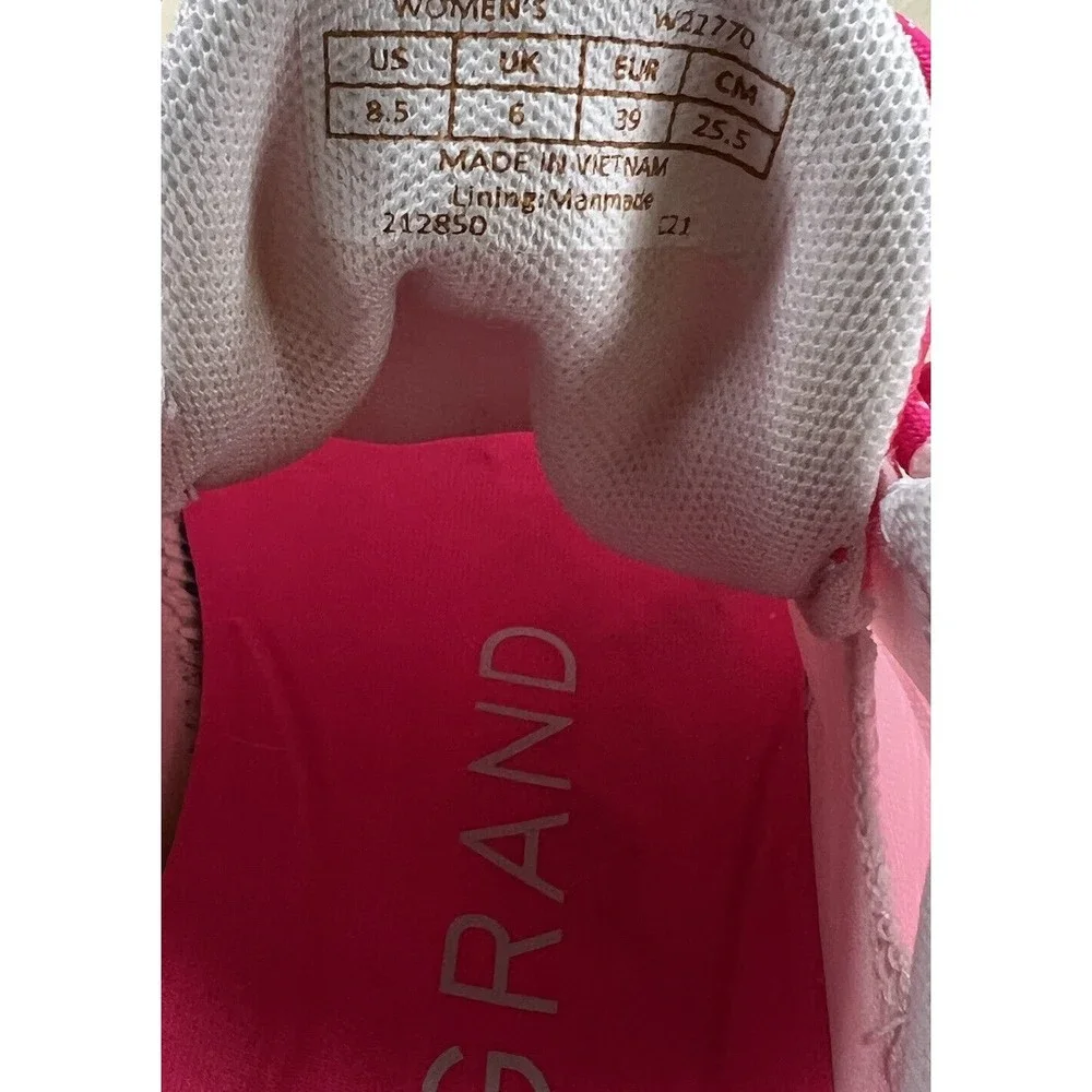 Cole Haan Women's Zerogrand Journey‎ Runner Sneaker Pink Fade Size 8.5